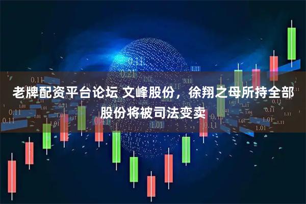 老牌配资平台论坛 文峰股份，徐翔之母所持全部股份将被司法变卖